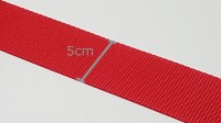 cinta nylon para collares roja 5cm